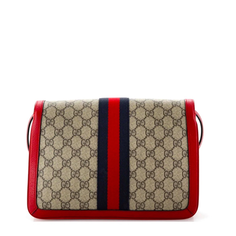 Queen Margaret shoulder bag GG coated canvas medium